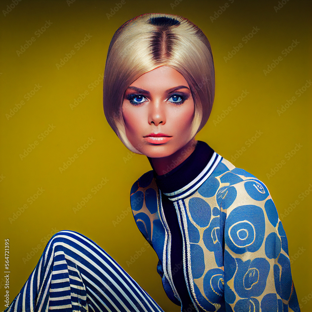 Beautiful Model in photoshoot style with