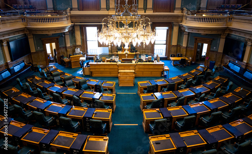 The House of representatives at the Colorado State Capitol photo