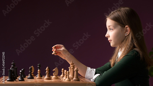 Young chess player photo