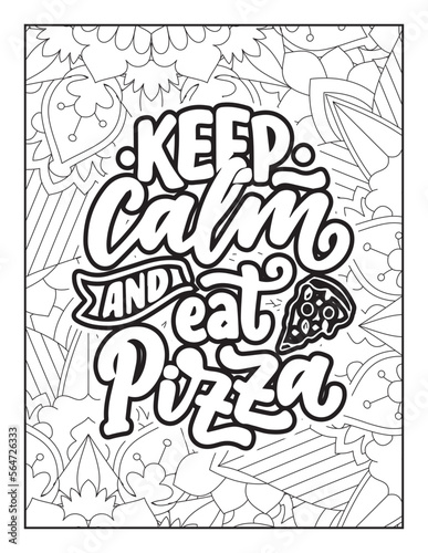Affirmative quotes coloring page. Positive quotes. Good vibes. Coloring book for adults. Typography design. Hand drawn with inspiration word. Coloring for adult and kids. Quotes. Quotes Coloring. 
