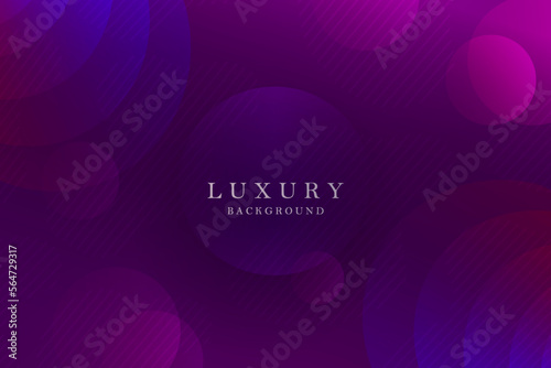 Abstract purple and blue gradient design with oval shapes
