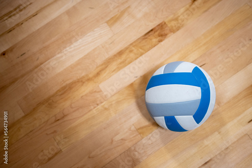 volley ball on the floor