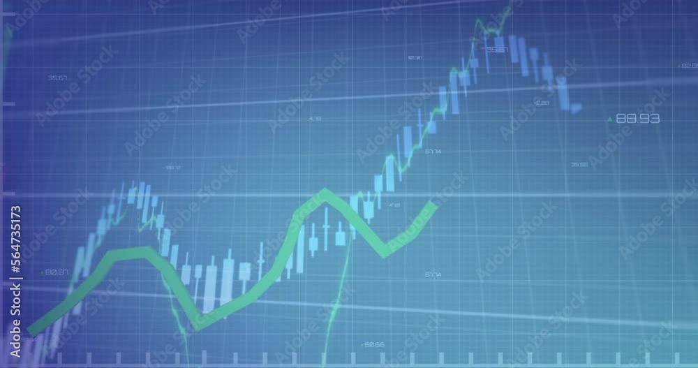 Animation of financial data processing over grid Animation of financial data processing over grid