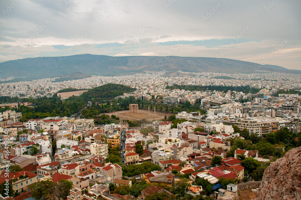 The city of Athens taken from the Parthenon