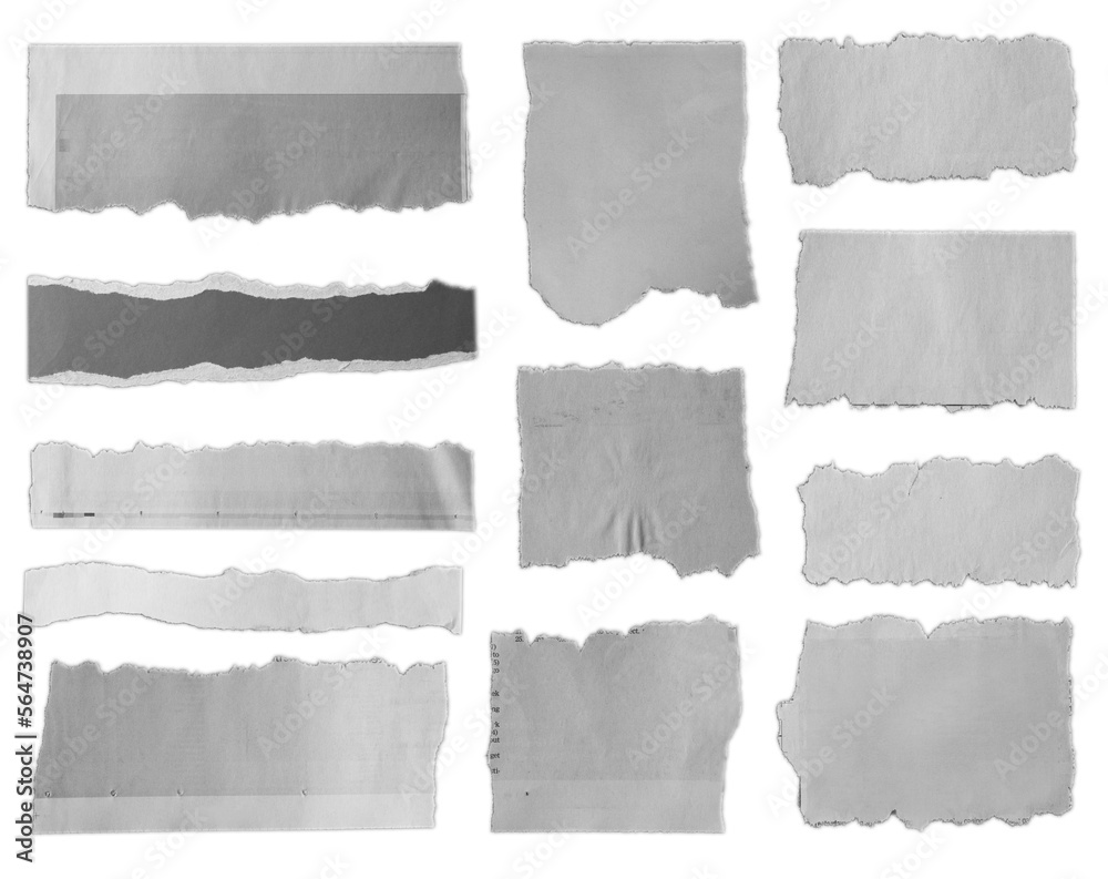 Torn pieces of paper Torn pieces of paper