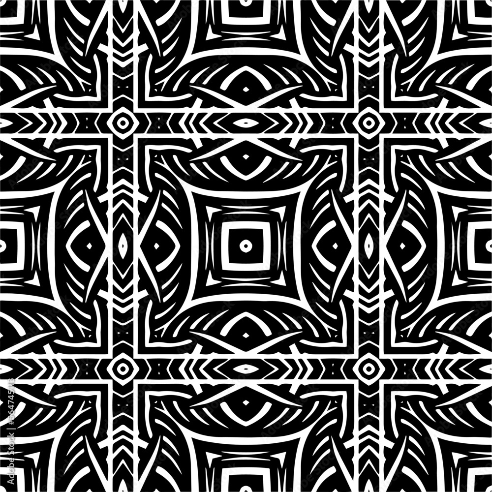 Vector pattern in geometric ornamental style. Black and white color. Simple geo all over print block for apparel textile, ladies dress, fashion garment, digital wall paper. Vector pattern in geometric ornamental style. Black and white color. Simple geo all over print block for apparel textile, ladies dress, fashion garment, digital wall paper.