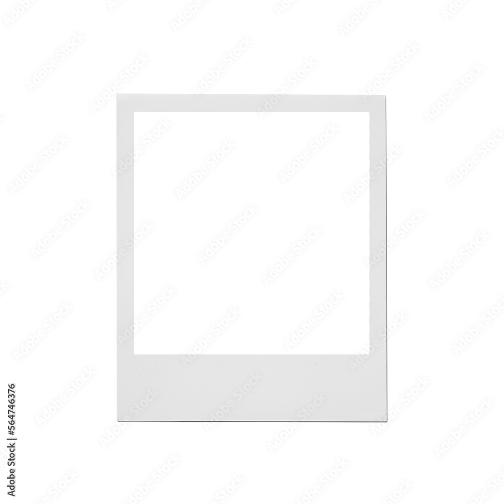 Realistic empty photo frame, with transparent background Realistic empty photo frame, with transparent background