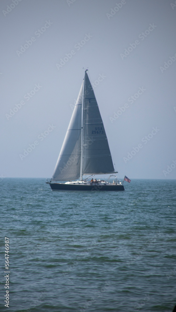 Fototapeta premium sailboat on the sea
