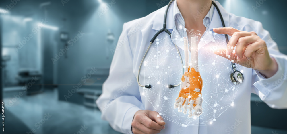 Modern technologies in the treatment of the ankle joint.