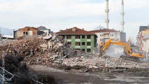 Foto Urban transformation, the process of redevelopment and revitalization of urban areas