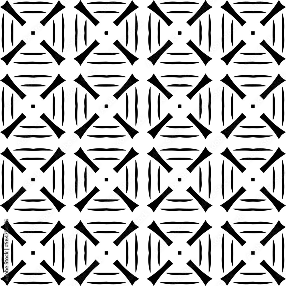 Vector pattern in geometric ornamental style. Black and white color. Simple geo all over print block for apparel textile, ladies dress, fashion garment, digital wall paper. Vector pattern in geometric ornamental style. Black and white color. Simple geo all over print block for apparel textile, ladies dress, fashion garment, digital wall paper.