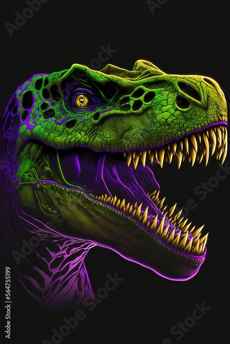 Mardi Gras Rex Dinosaur Costume Party Festival Funny © Diatomic