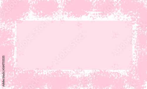 Wallpaper Mural Pastel pink painting frame and pink space on the center. Pink texture pattern and surface. Sweet pink frame template for text. Surface, abstract background illustration. Torontodigital.ca