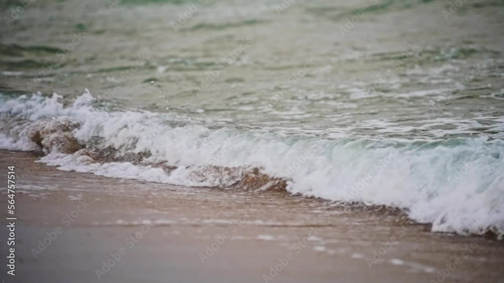 Tropic sea waves on the beach. Tropic sea waves on the beach.