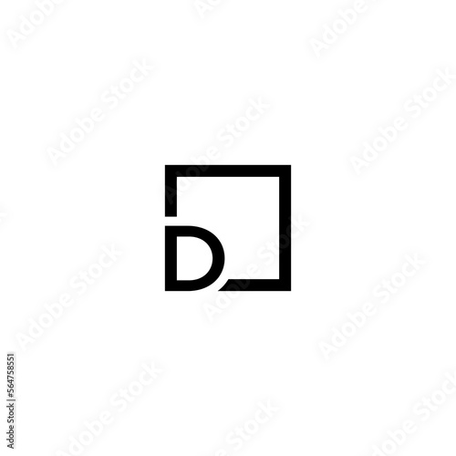 letter d logo vector design