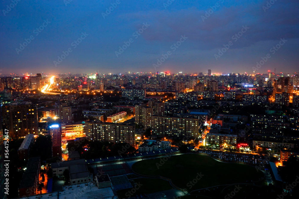 night view in Beijing