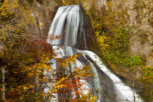 Daisetsuzan National Park  Hagoromo Falls in Autumn