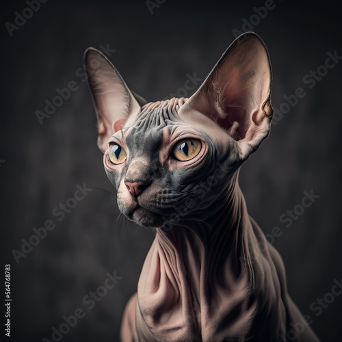 Sphinx Cat Portrait © simon