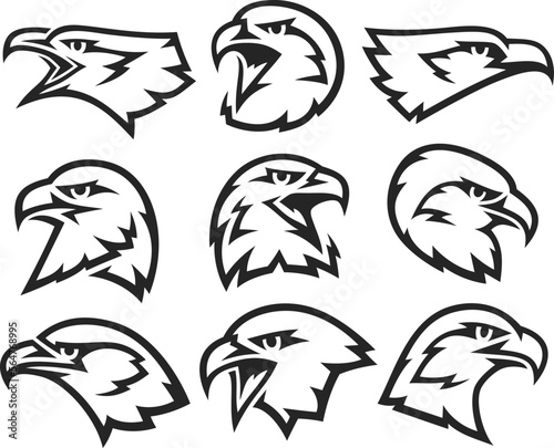 Stylized Birds - Bald Eagle 