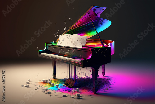 Rainbow Rhapsody of Terpsichore - Generative AI
