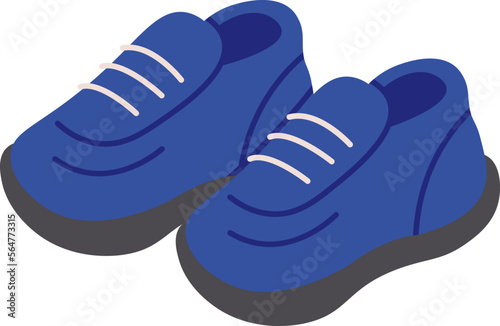 Comfortable sneakers flat icon Trendy shoes