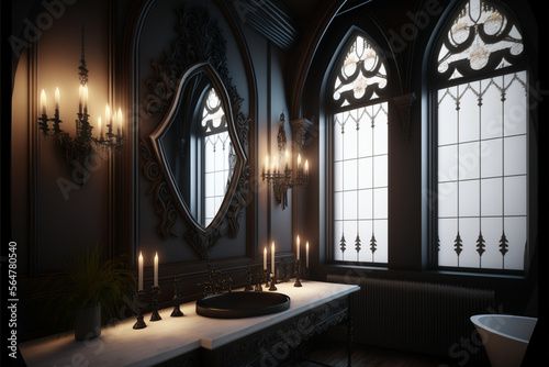 gothic bathroom