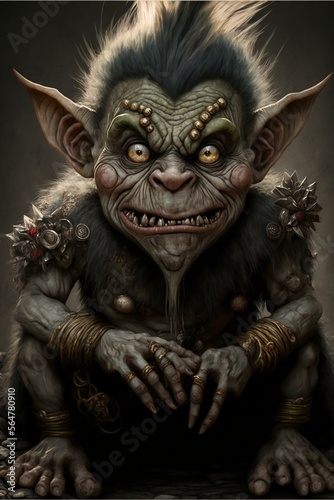 portrait of a troll © Nataliia