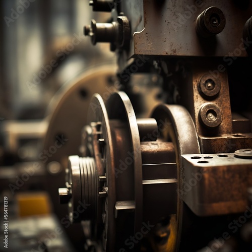 mechanism of antique machine