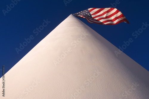 Flagpole with American Flag photo
