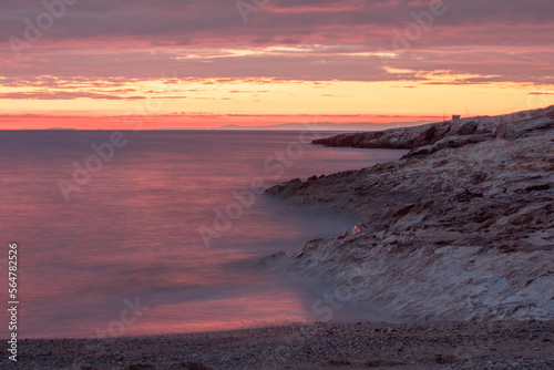 sunset at the beach