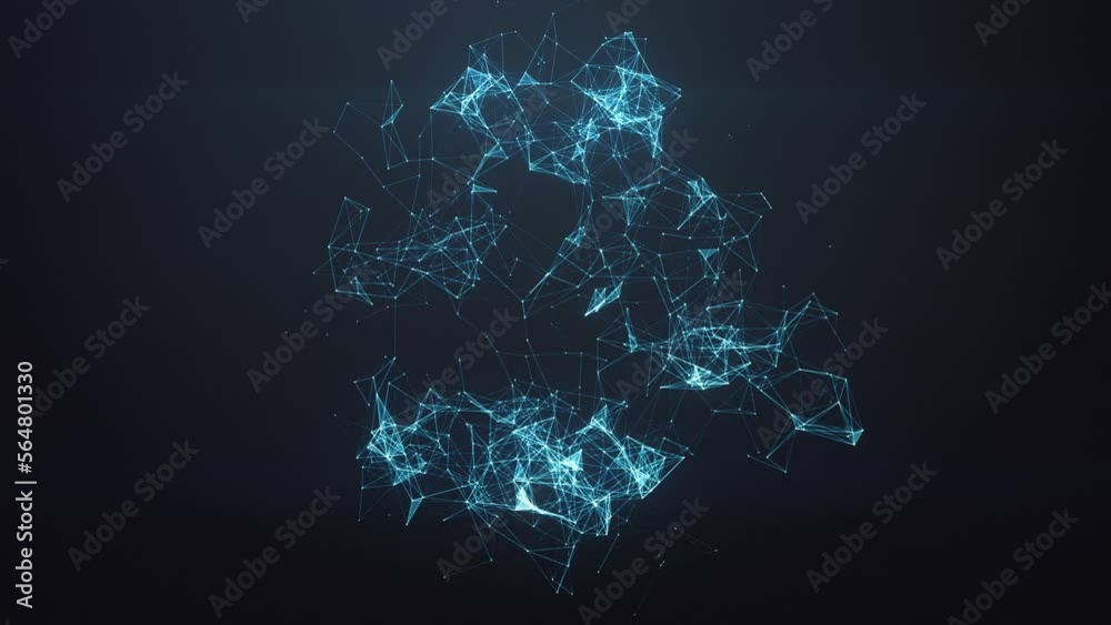Wireframe Sphere Collapses And Reforms, Showcasing Dynamic Digital Movement And Flexibility. 3D rendering Wireframe Sphere Collapses And Reforms, Showcasing Dynamic Digital Movement And Flexibility. 3D rendering