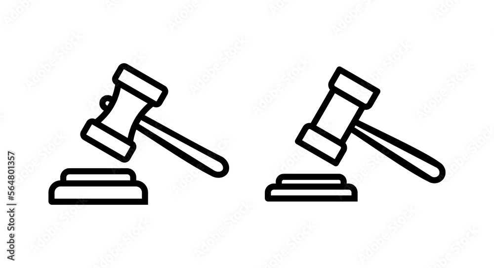 Gavel icon vector illustration. judge gavel sign and symbol. law icon. auction hammer Gavel icon vector illustration. judge gavel sign and symbol. law icon. auction hammer