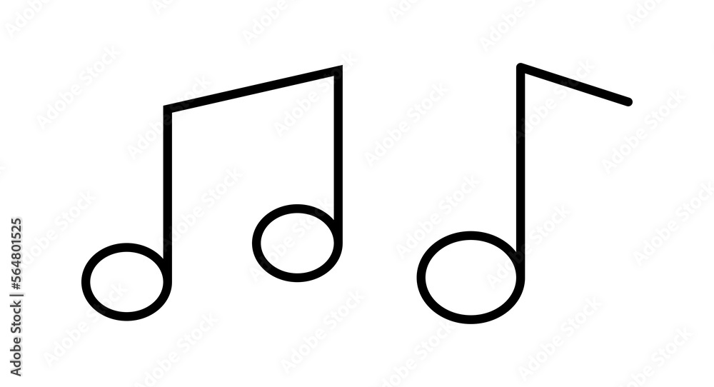 Music icon vector illustration. note music sign and symbol Music icon vector illustration. note music sign and symbol