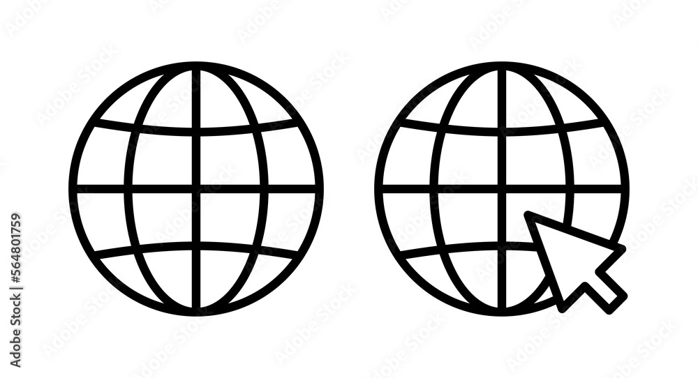 Web icon vector illustration. go to web sign and symbol. web click icon. Global search icon Web icon vector illustration. go to web sign and symbol. web click icon. Global search icon