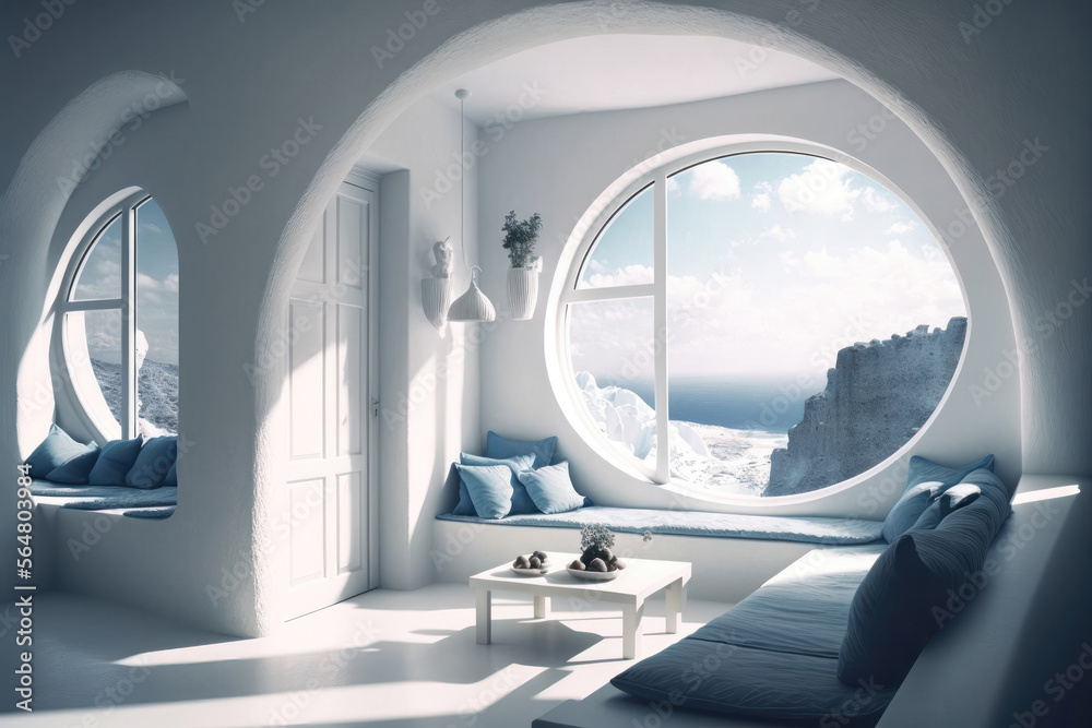 Windows to Santorini. Generative Ai. Windows to Santorini. Generative Ai.