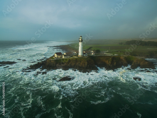 A Pigeon Point Lighthouse In California, Usa photo