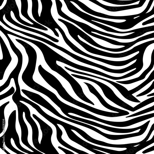 Illustration zebra fur  zebra skin.