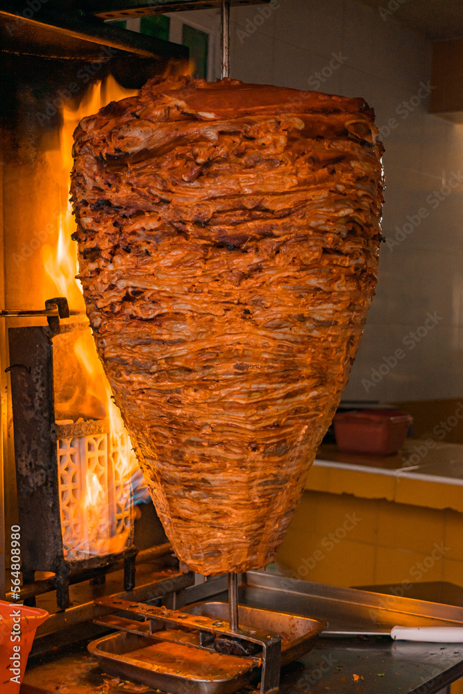 Mexican Food Trompo Pastor Tacos Al Delicious Pork Meat 51 OFF