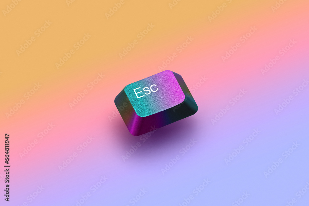 escape-key-on-multicolor-background-stock-photo-adobe-stock