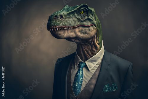 portrait of a dinosaur