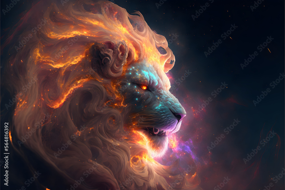 lion in the universe wallpaper lion in the universe wallpaper