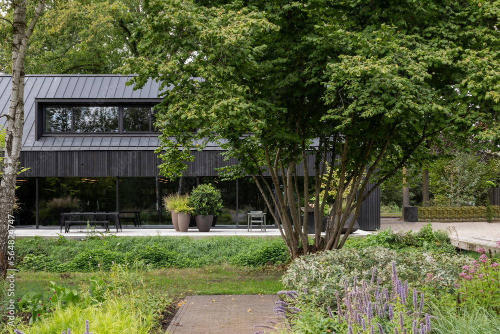 office building in nature office building in nature