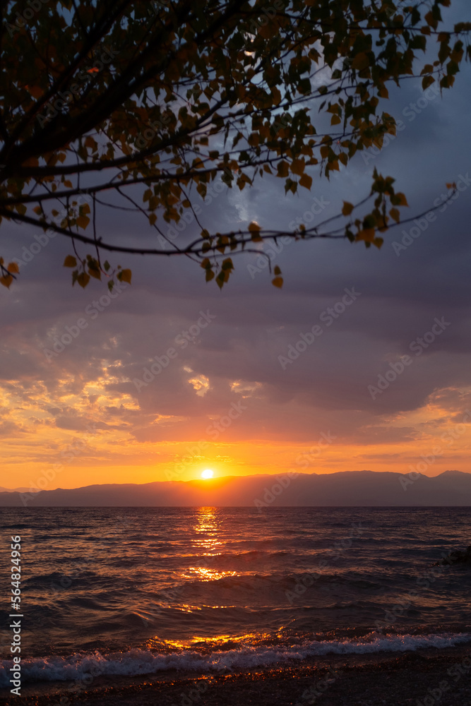 Beautiful Sunset Above The Sea Beautiful Sunset Above The Sea