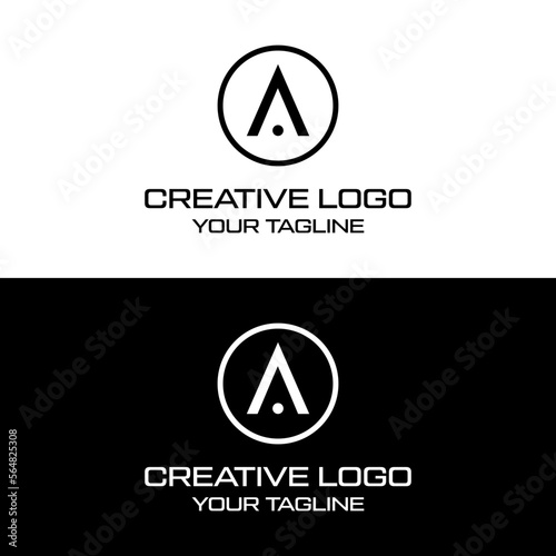 Creative letter a logo design vektor