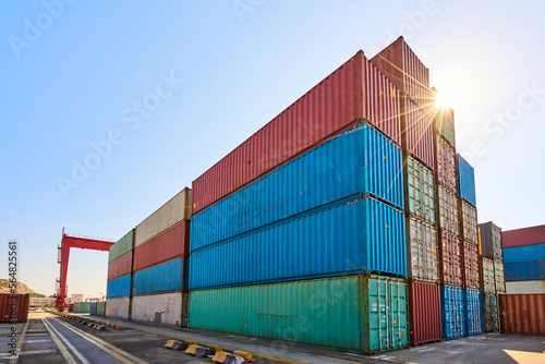 Cargo containers photo