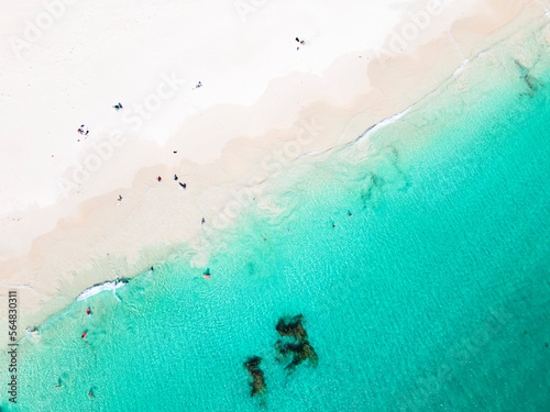 Top down of Mindarie Beach photo