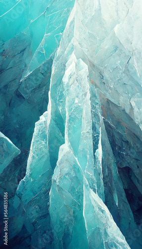 ice background abstract high quality illustration Generative AI Content by Midjourney