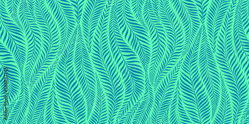 Luxury seamless pattern with palm leaves. Modern stylish floral background.