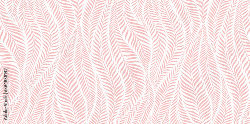 Luxury seamless pattern with palm leaves. Modern stylish floral background.