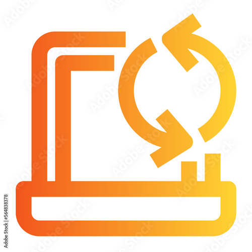Refresh gradient icon
